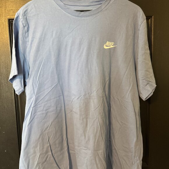 Nike Mens Unisex Tshirt Light Blue Large - Picture 1 of 4
